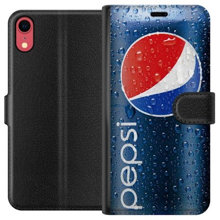 Kompatibel Tegnebogsetui til Apple iPhone XR Pepsi Can
