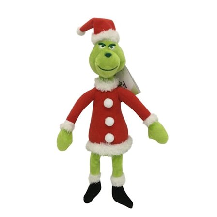 Nytt produkt Greench Grinch julegrønn geek plysjleketøy juledukke Green Geek dukke[HK]
