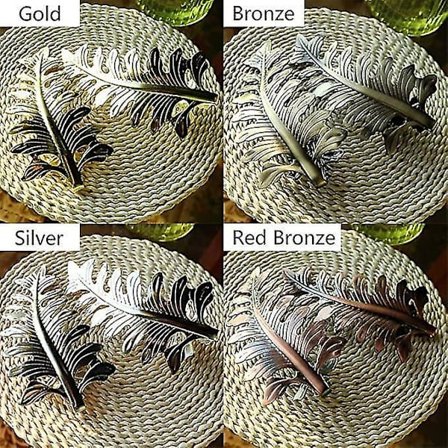 Gardinkroker Antikk Blad Design U-Formet Tieback Gardin