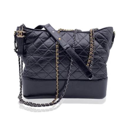 Chanel Vintage, Pre-owned Leather chanel-bags Zwart, Dames, Maat:ONE Size,leer