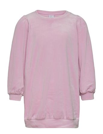 Top Long Velour Gathering Pink Lindex