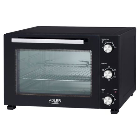 Bordovn med 60 liters kapacitet og sort moderne design