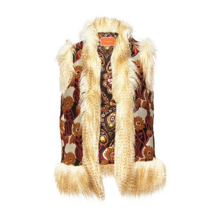 La DoubleJ Sleeveless Folk Jacka vit, Dam, Dam, Storlek: L