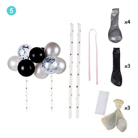 Ballon Kage Topper Fødselsdagsbørn 5 5