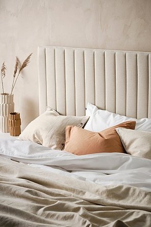 Jotex - Sengegavl 160 Cm Beige - DERBY - Køb Sengegavle hos Jotex