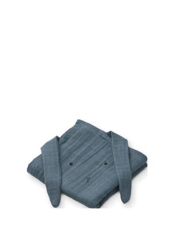 Hannah Muslin Cloth Rabbit 2 Pack Baby & Maternity Baby Sleep Muslins Muslin Cloths Blå Liewood