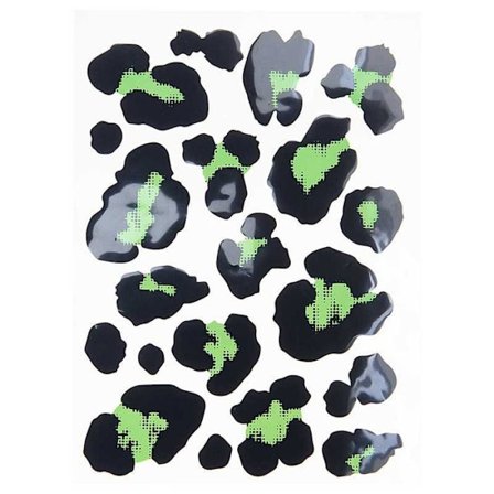 Silitettävät laastarit - Acid leo green