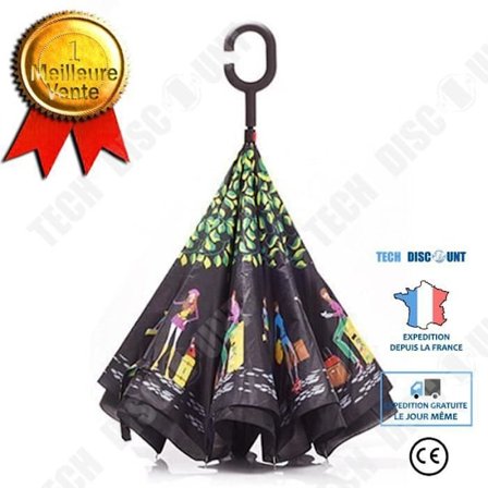 Matkateltta - TD - Käännettävä - UV-suojattu - Tuulenpitävä - Kokoa säästävä