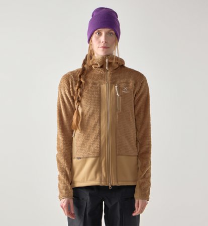 Haglöfs Vassi Mid Hood Women Oak Brown - Dame - M