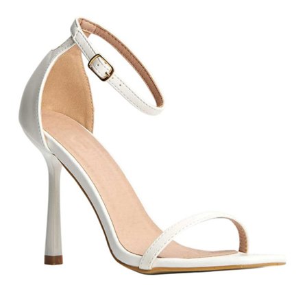 Where's That From Damskor/Dam Strappy Stiletto Klacksandaler 6