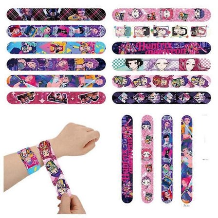 20 stk. Kpop Demon Hunters Slap Armbånd Festartikler Snap Armbånd Fødselsdagsfest Gaver Dekoration Forsyning Julegaver