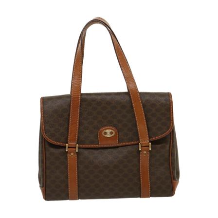 Celine Vintage, Pre-owned Macadam Bag Bruin, Dames, Maat:ONE Size
