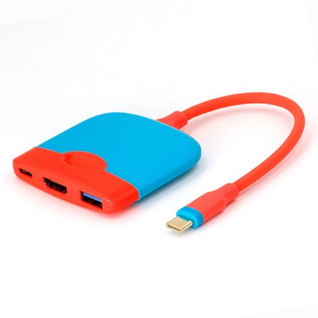 Type-C 3-i-1-utbyggnadsdocka Switch-baserad bärbar HD-video
