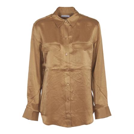 Equipment Shirts Brun, Dame Skjorter