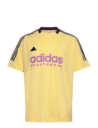 House Of Tiro Jacquard Jersey Sport Men Sport Clothing Sport Tops Sport Football Shirts Yellow Adidas Sportswear
