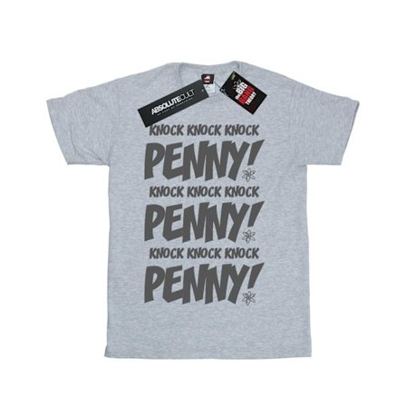 The Big Bang Theory Girls Sheldon Knock Knock Penny Bomull T-shirt