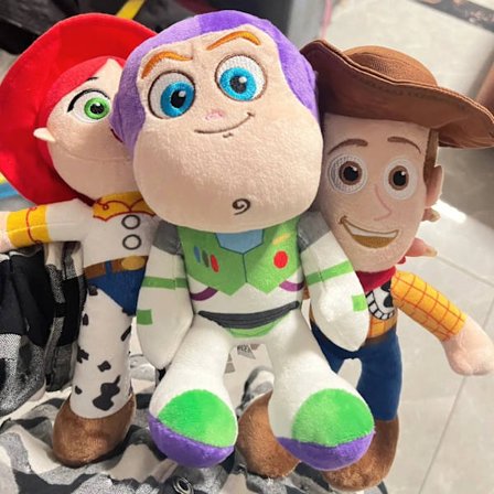 23 cm Cute Woody Buzz Lightyear Plys Legetøj Dejligt Fyldt Anime Jessie Plys vedhæng tegneseriedukke Home Decor Julegaver
