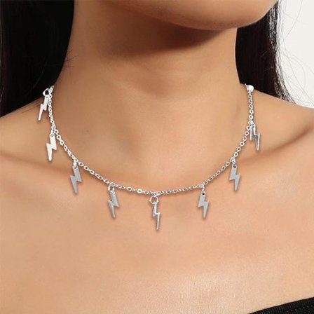 IC Gold Star Choker Halsband för kvinnor Söt Halsband för tonårsflickor Trendigt Stjärnhalsband Choker Justerbar