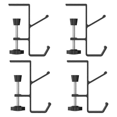 Justerbare Krog til Julestrømper og Ornamenter til Pejs, Metalkroge til Juledekorationer til Kaminhylden