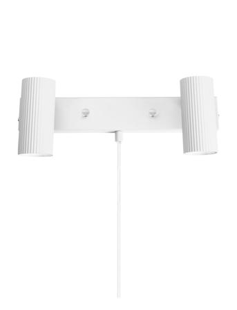 Wall Lamp Hubble 2 Home Lighting Lamps Wall Lamps Valkoinen Globen Lighting