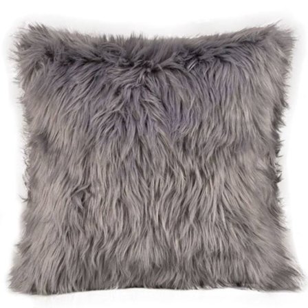 Imiteret Fåreskind / Lammeskind Dekorativ Pels Pudebetræk, Moderne