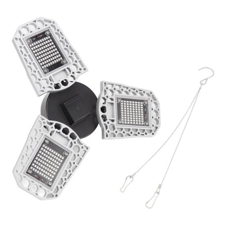 Kasvikasvivalo 220V 3 päätä taitettava E27 240 LED punainen sininen spektri vedenpitävä kasvikasvatuslamput sisätiloihin