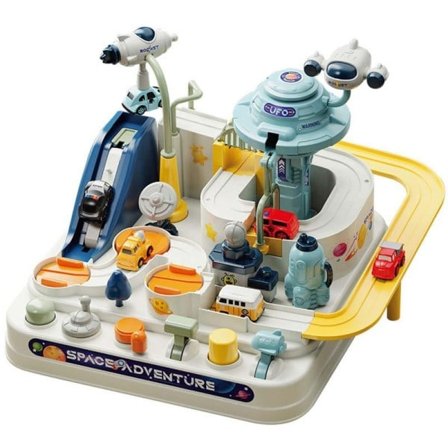 Bil eventyr legetøj bane race bil bane legetøj til drenge bil redning eventyr legetøj