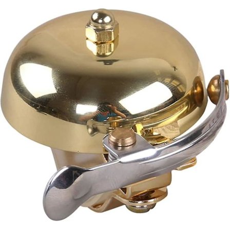 Cykelklokke Høj Og Klar Lyd Ringende Cykelklokke Sikkerhed Cykelklokke Til Cykling (guld) (1 stk)