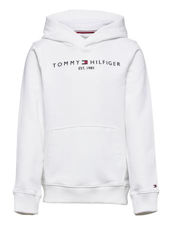 U Essential Hoodie Hettegenser Genser Hvit Tommy Hilfiger