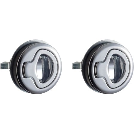 Sinkki-seosluukku salpa slam flush pull luukku flush ovenkahva luukku slam salpa asuntovaunun kannelle luukkuovi kaappi, hopea 2 kpl