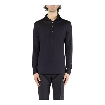 Lardini, Polo Shirts Blauw, Heren, Maat:M