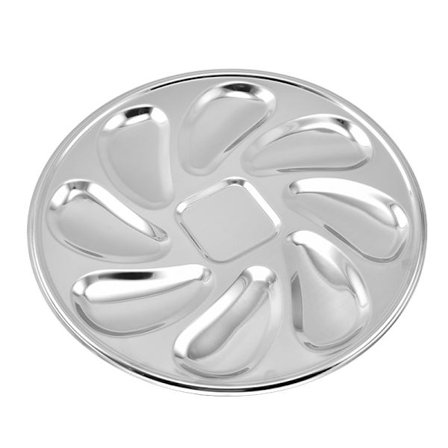 Pyöreä ruostumattomasta teräksestä valmistettu osteripannu Ravintola grilli Baari osteripannu