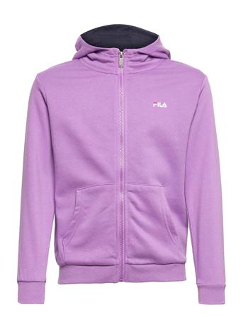 Norma Hodded Zip Jacket Purple FILA