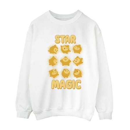 Wish Herr Star Magic Tile Sweatshirt XXL Vit