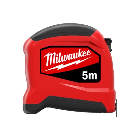Milwaukee Compact Slim Måttband Extra tunn och lätt 5 m - 19 mm, Mått & vattenpass