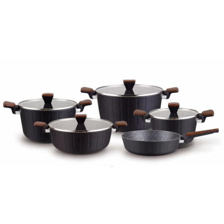 Jio Original 9 Delar Köksset Svart Black