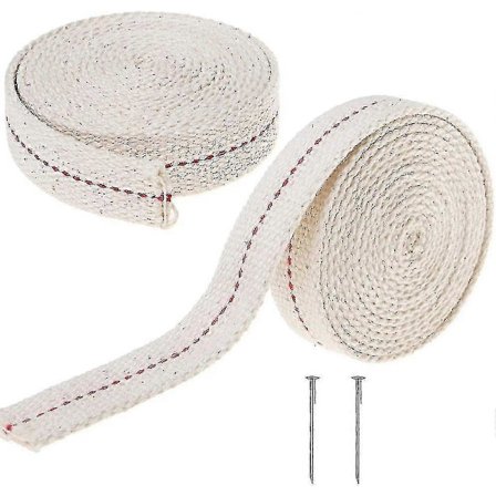 4m Oljelampeveke, 2cm Bred Veke Hvit Erstatningsveke For Oljebrennere