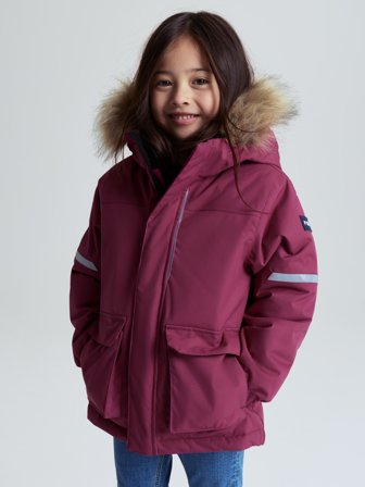 Wasserdichte wattierte Jacke ARCTIC - 140 - kinderbekleidung - pink - Polarn O. Pyret