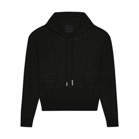 Givenchy Sweaters Black Lace-effect Sort, Dame