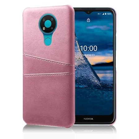 Nokia 3.4 skal med korthållare - Rosa