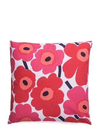 Pieni Unikko Cushion Cover Home Textiles Cushions & Blankets Cushion Covers Punainen Marimekko Home