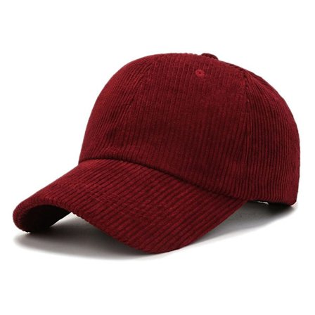Manchester Baseball Cap Solhatt VINRÖTT - stock