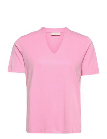 Fqyr-Ss-Bl T-shirts & Tops Short-sleeved Rosa FREE/QUENT