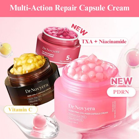 Dr. Novyera Vitamin C Kapselkräm, TXA Niacinamidpulver, Peptidkapsel Filler Cream