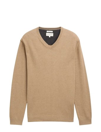Tom Tailor | Basic V-Neck Knit | L