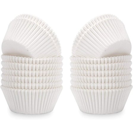 Vita Standard Cupcake Liners Fettfast papper Muffins Bakning Cups 400-Count