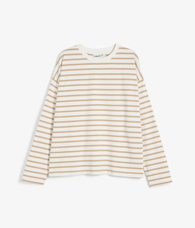 Randig topp | Beige | Dam | Kappahl