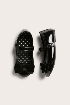 Kappahl | Baleriny z kokardą | Czarne