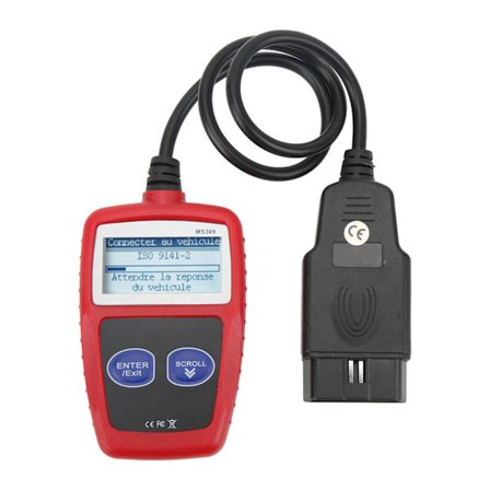 12V OBD2 Diagnostisk Skanner LCD Bakgrunnsbelyst Skjerm Profesjonell Diagnostisk Grensesnitt for Bil