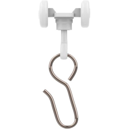 Gardinskenekrokar 20-pack - Kraftiga takskenerullkrokar för gardiner UL